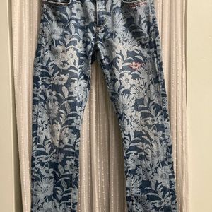 Pilcro and the Letterpress floral jeans 29